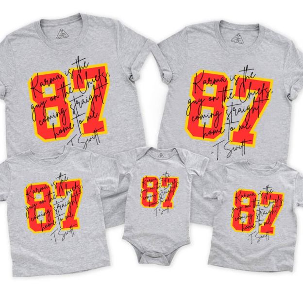 Game Day Energy Family Matching Tees Beepumpkin