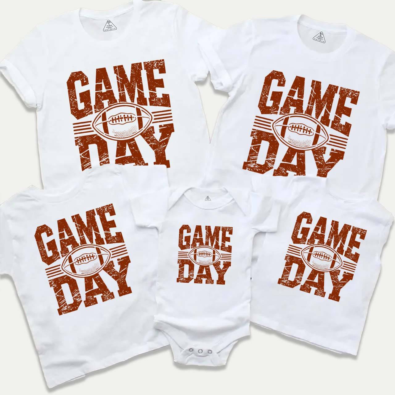 Game Day Football Family Matching Tees Beepumpkin