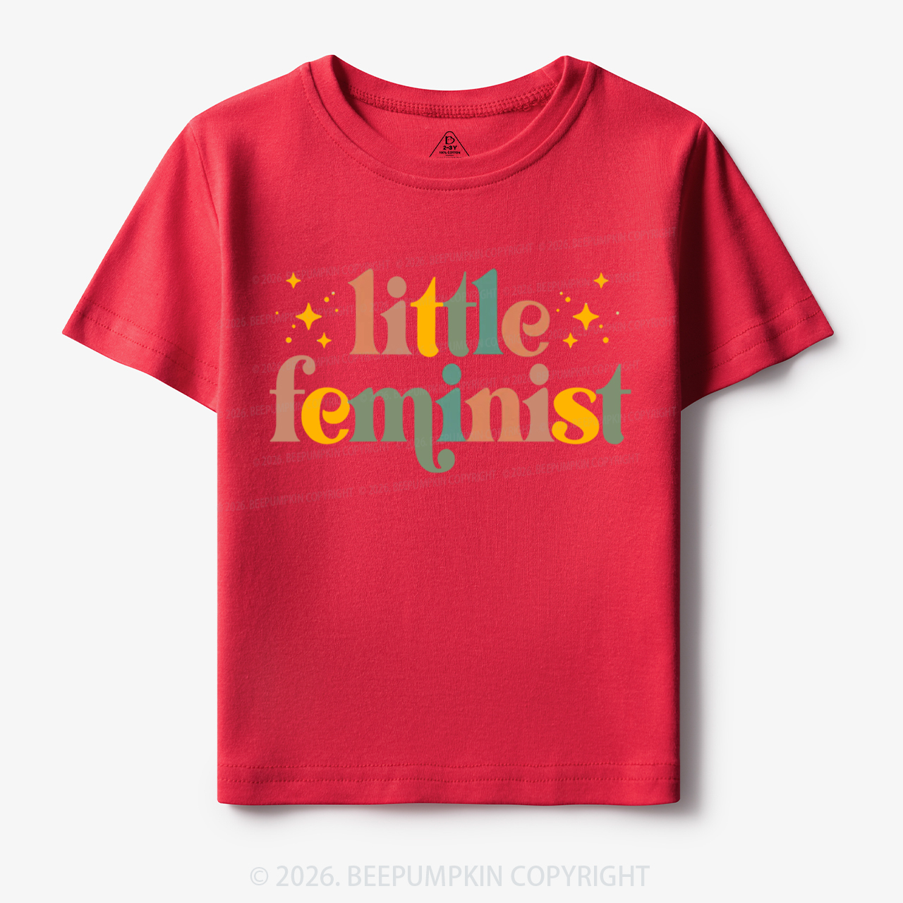  Vintage Little Feminist Toddler&Kid's Tees Beepumpkin