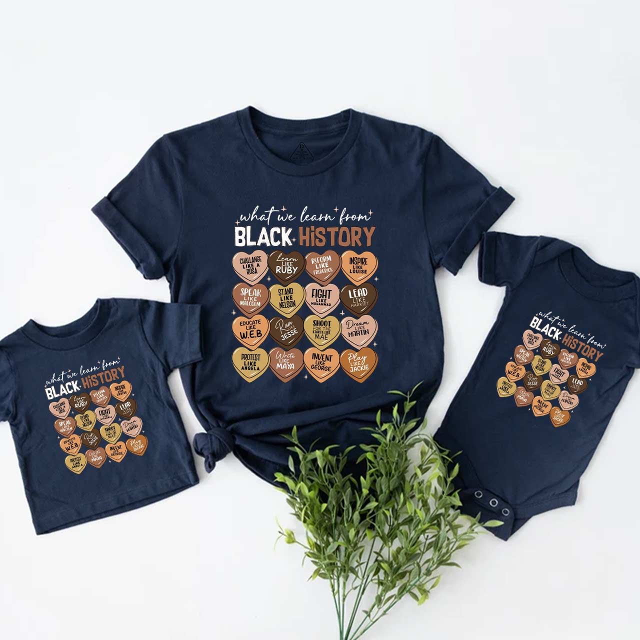 What We Learn From Black History Month Mom&Me Matching Tees
