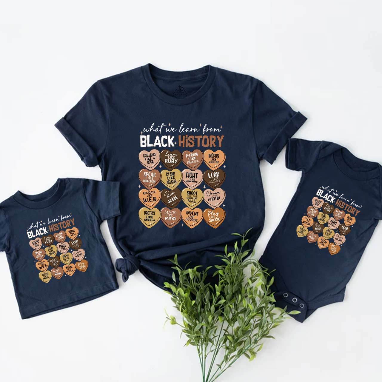 What We Learn From Black History Month Mom&Me Matching Tees