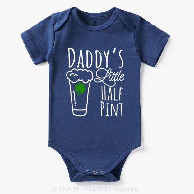 Daddy's Little Half Pint St. Patrick's Day Bodysuit
