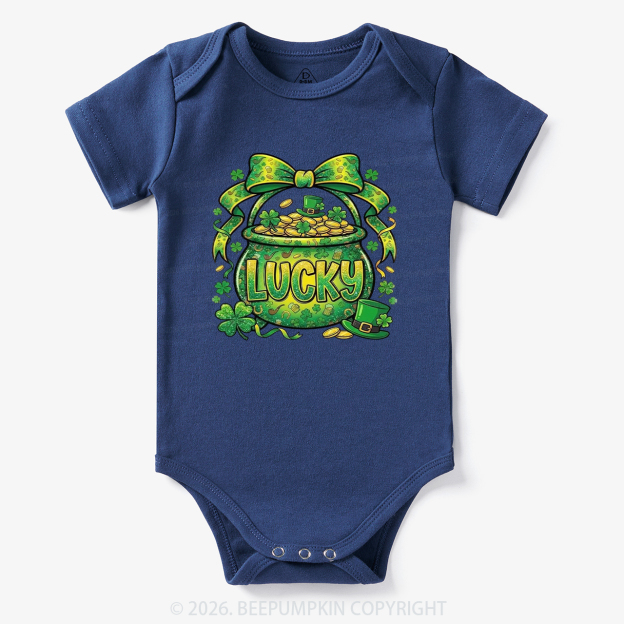 Lucky Shamrock Coquette St. Patrick's Day Bodysuit
