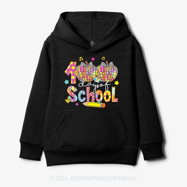 Bow & Plaid 100 Days of School Toddler&Kid's Hoodies