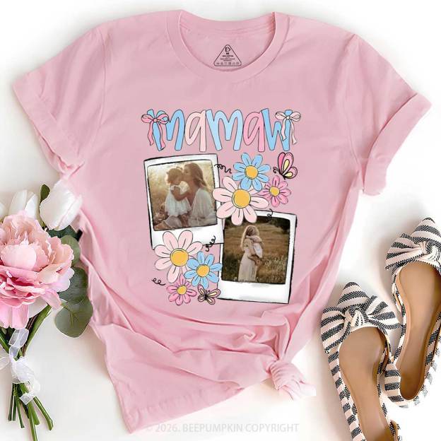Personalized Photo Gift T-Shirt For Mom