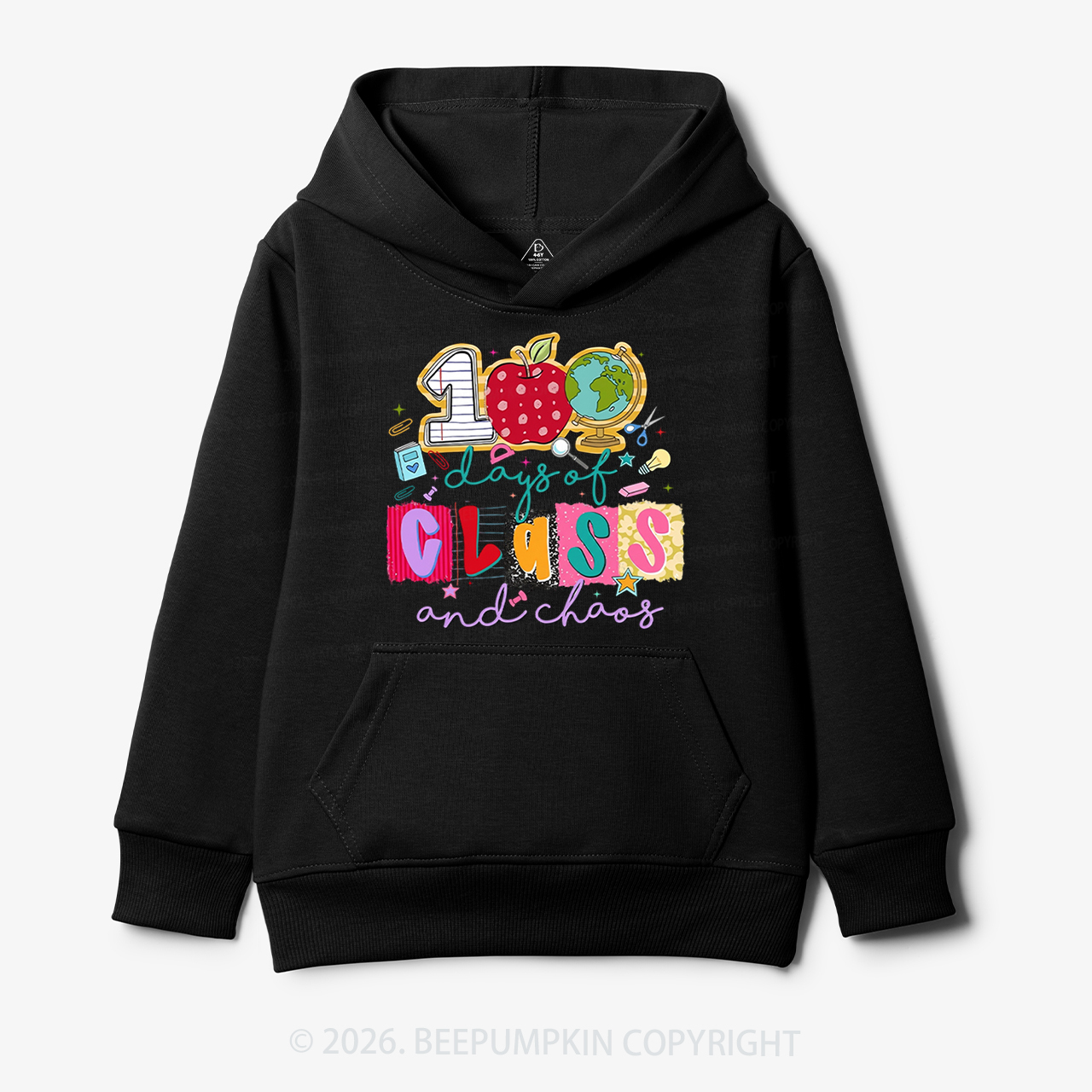 Class And Chaos 100 Days of School Toddler&Kid's Hoodies