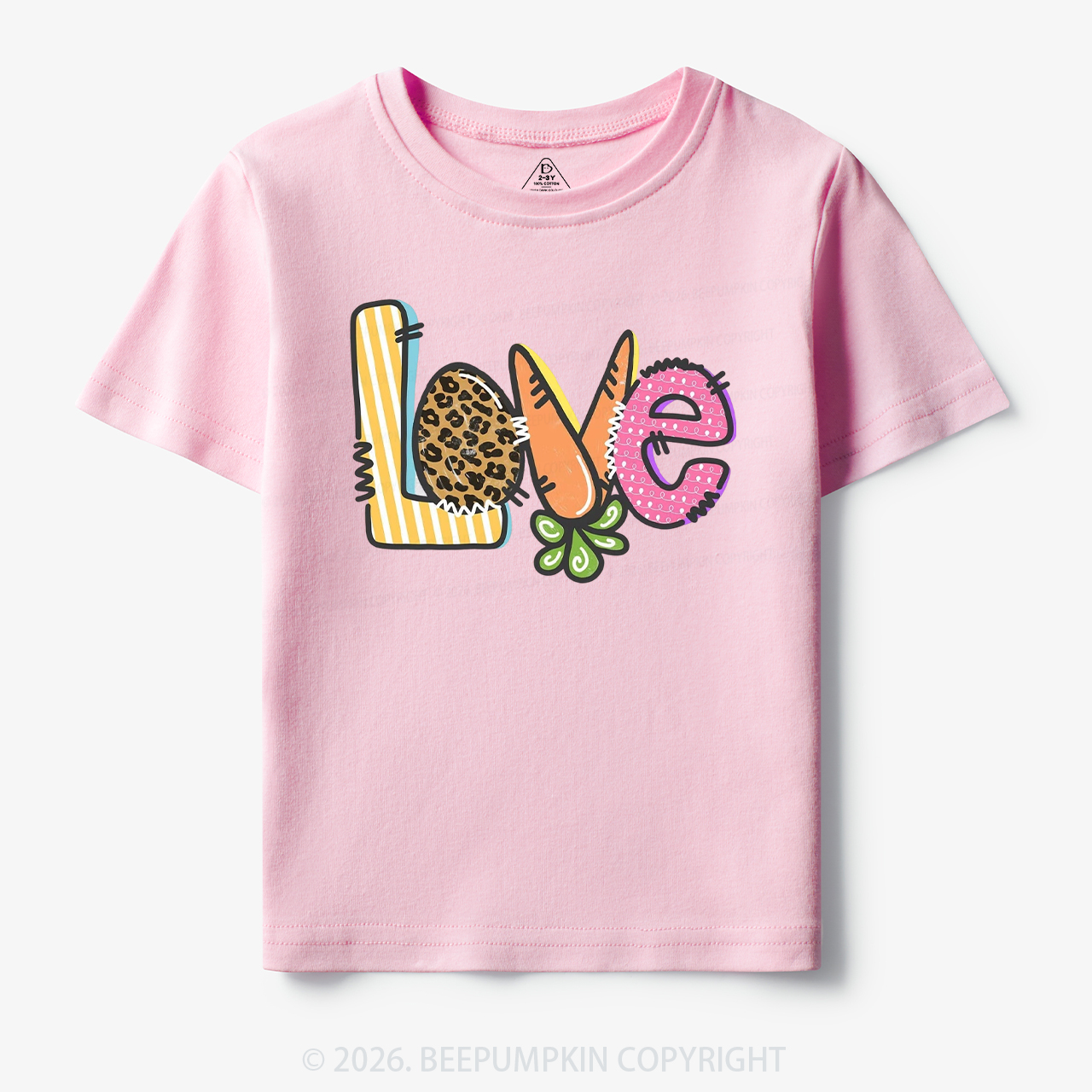 Easter Carrot Love Toddler&Kid's Tees