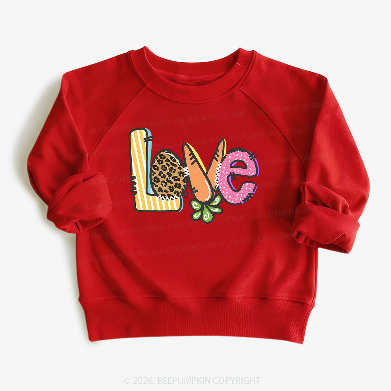 Easter Carrot Love Kid's Sweatshirt