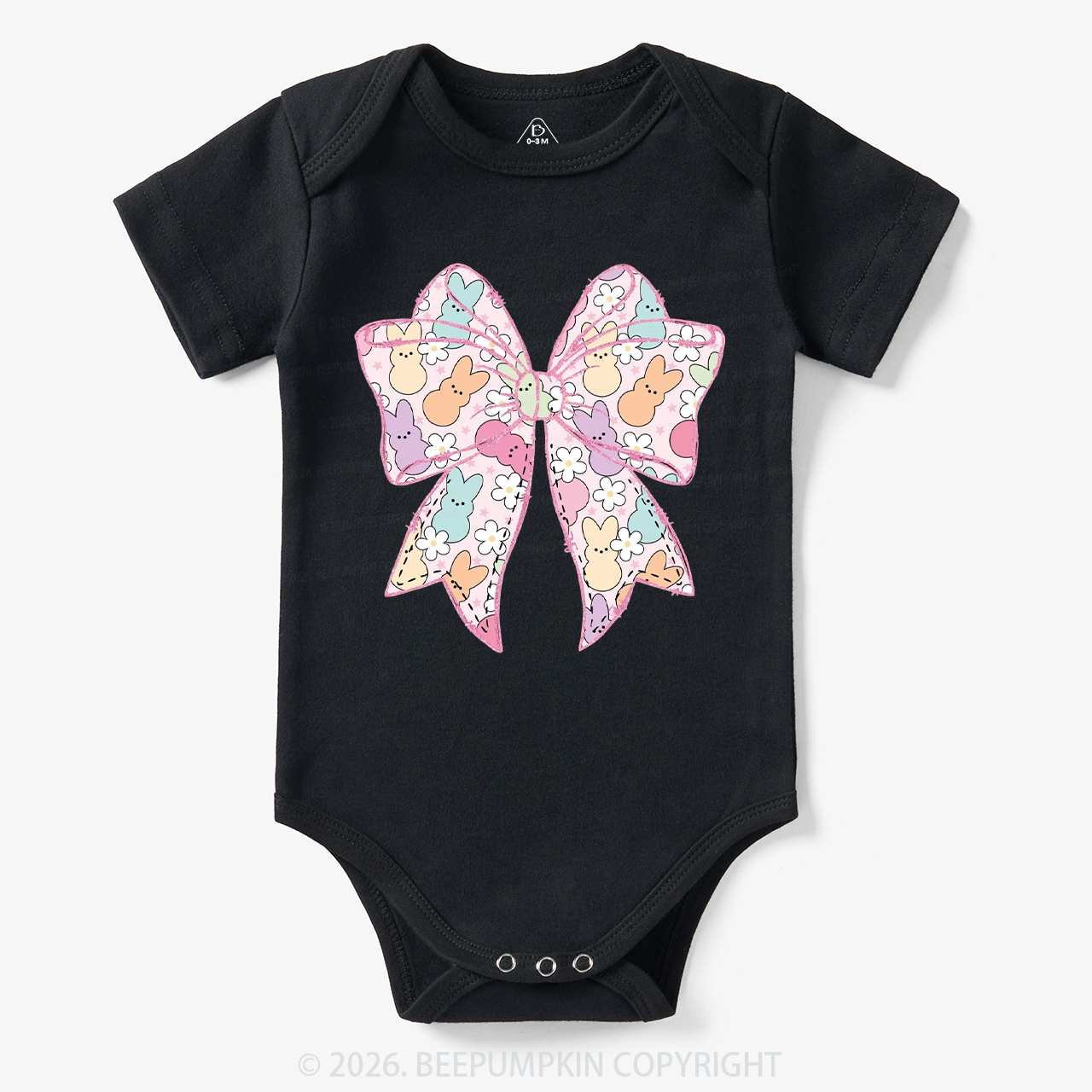 Easter Coquette Bunny Bow Bodysuit