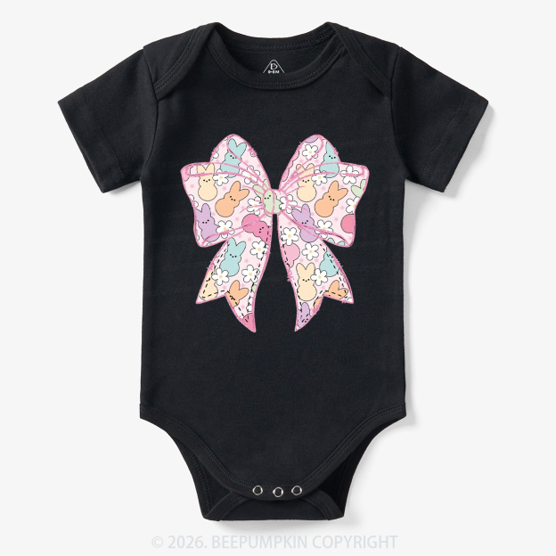 Easter Coquette Bunny Bow Bodysuit