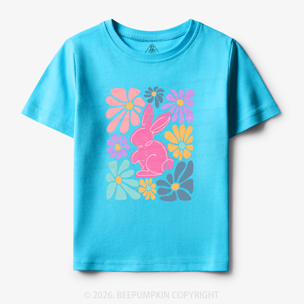 Easter Bunny Floral Toddler&Kid's Tees