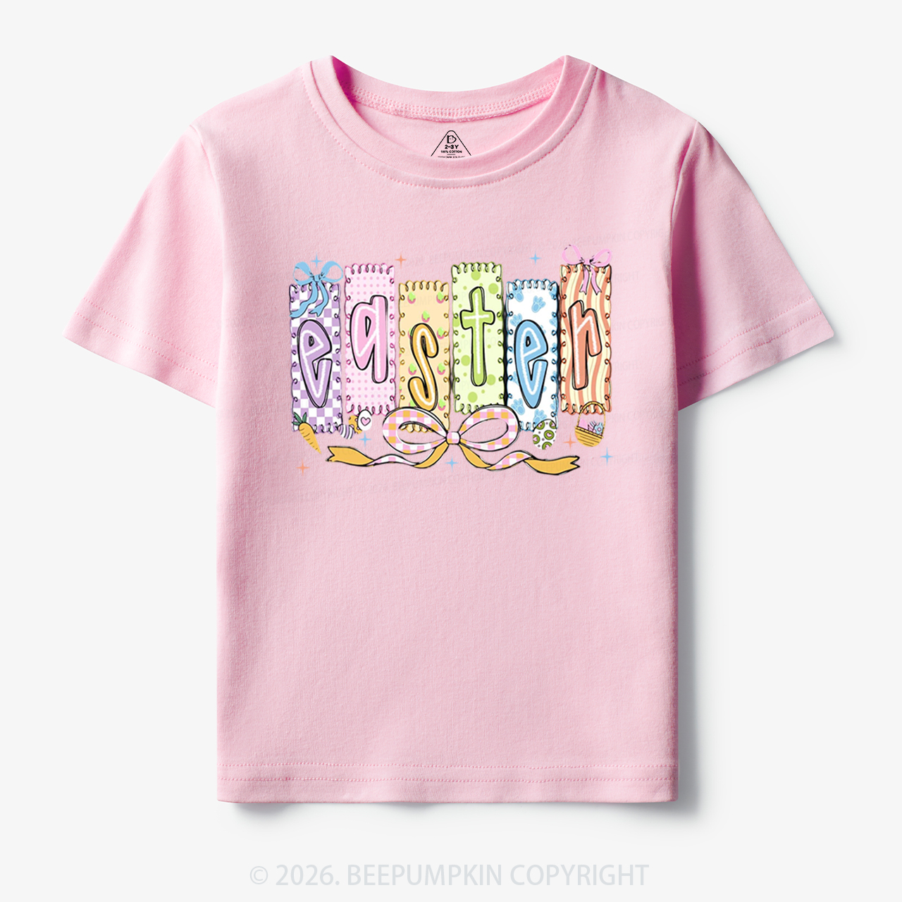 Cute Pastel Preppy Coquette Easter Toddler&Kid's Tees