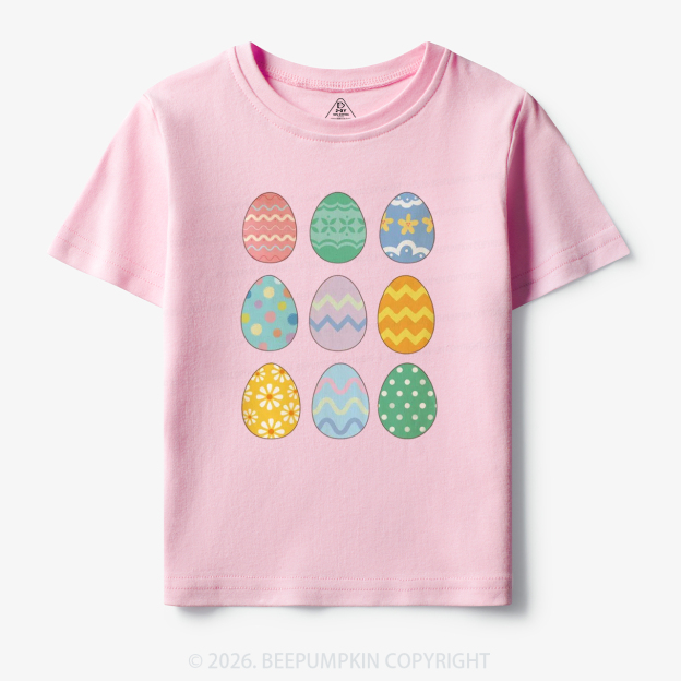 Cute Pastel Easter Egg Toddler&Kid's Tees
