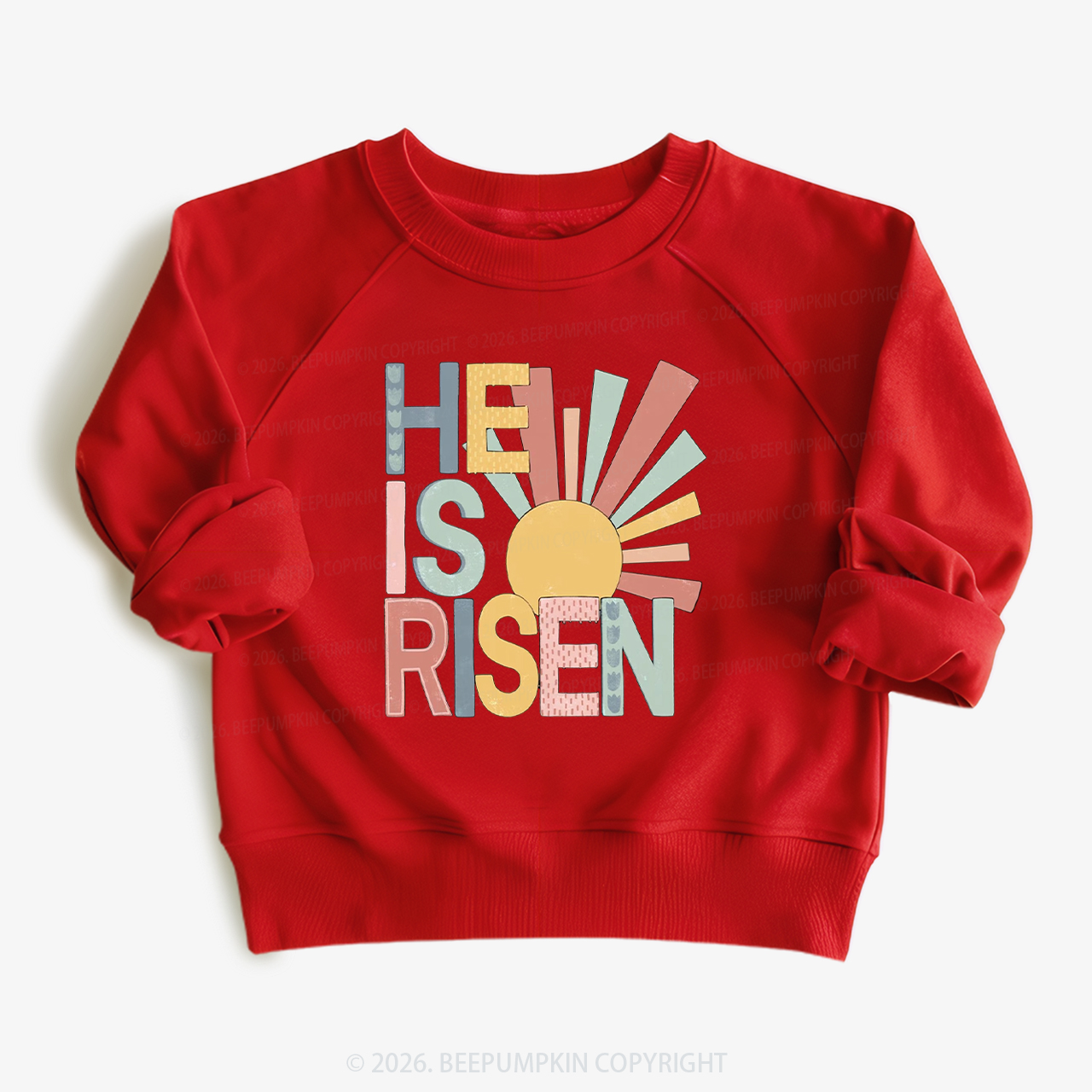 He Is Risen Love Like Jesu Easter Kid's Sweatshirt