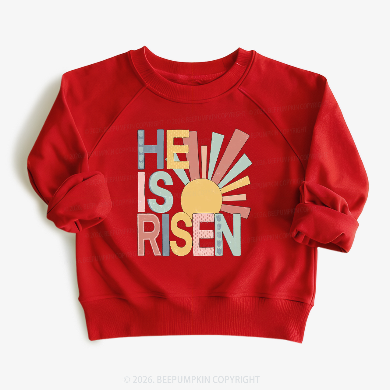 He Is Risen Love Like Jesu Easter Kid's Sweatshirt