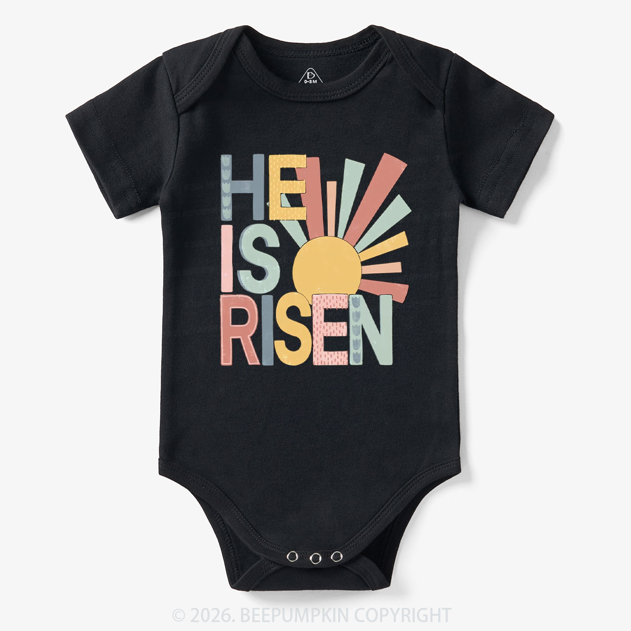 He Is Risen Love Like Jesus Easter Bodysuit