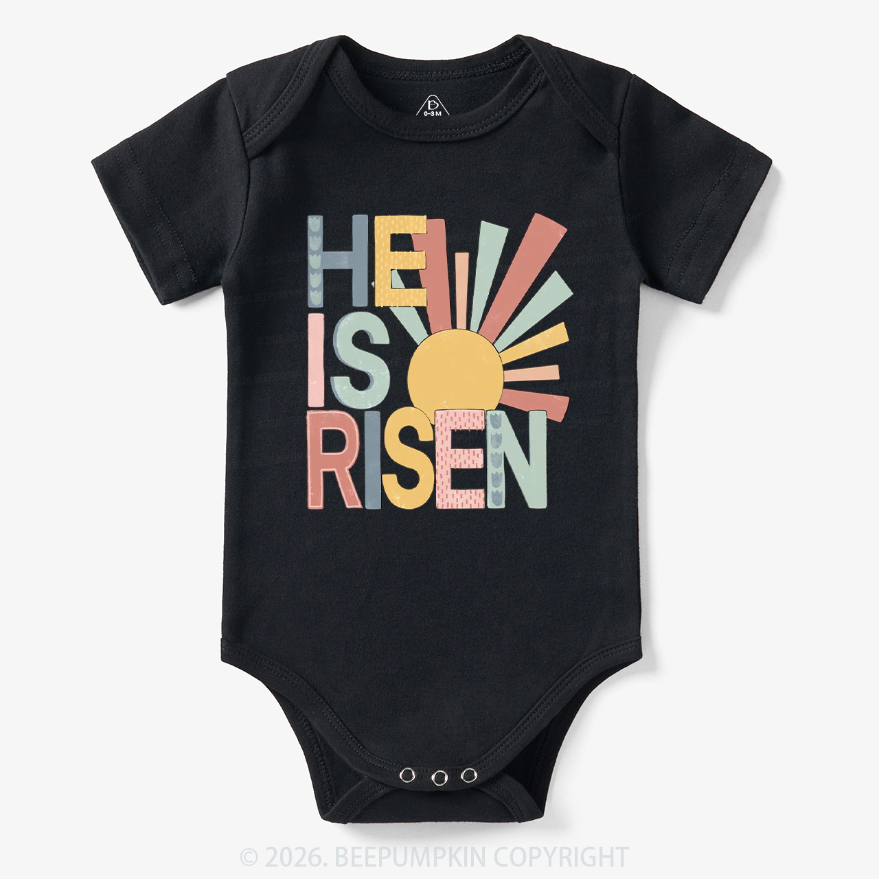 He Is Risen Love Like Jesus Easter Bodysuit