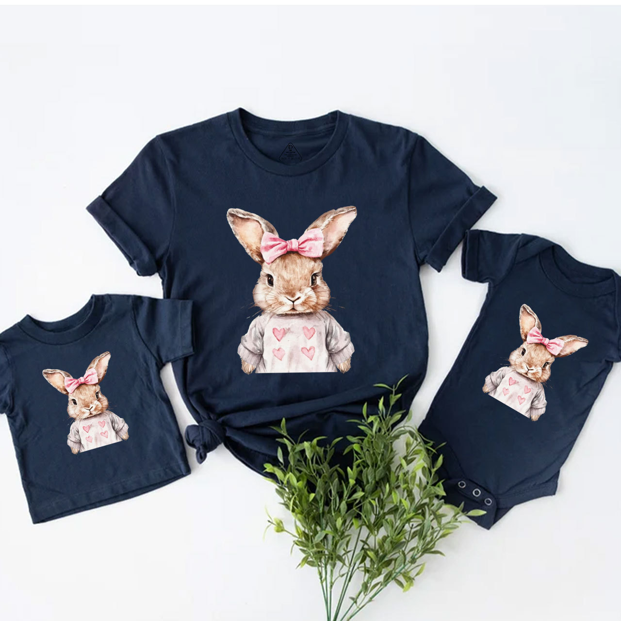 Sweet Bow Bunny Easter Mom&Me Matching Tees
