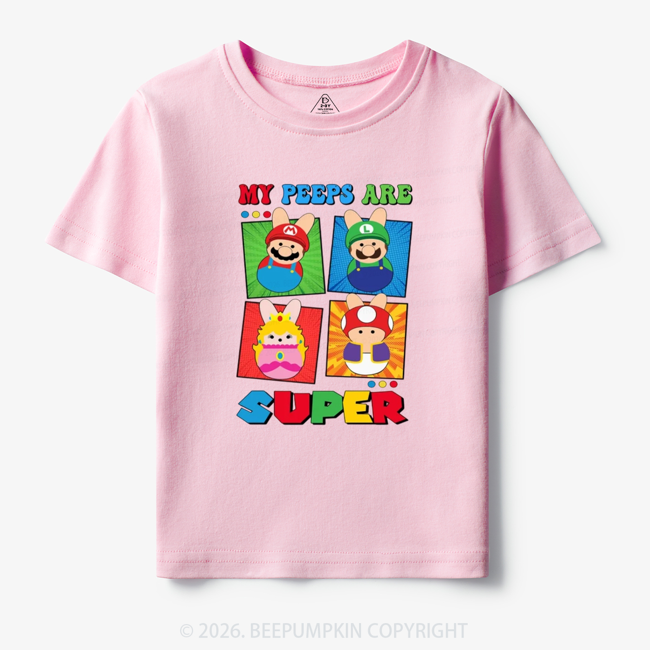 Easter My Peeps Are Super Toddler&Kid's Tees