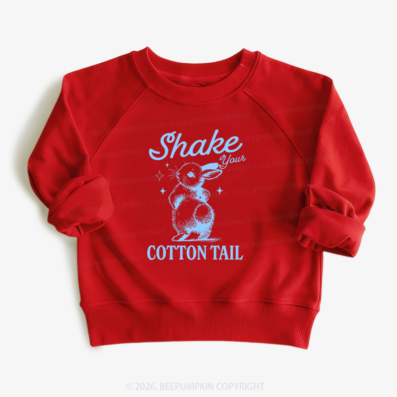 Shake Your Cotton Tail Easter Kid's Sweatshirt