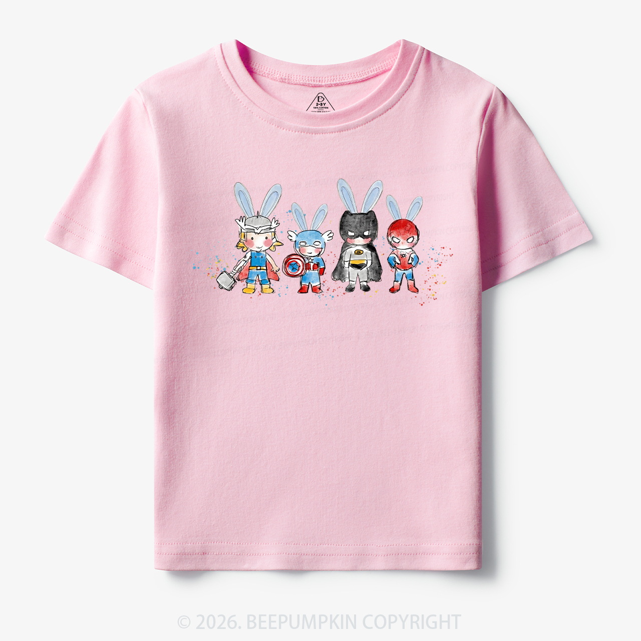 Easter Cute Cartoon Bunny Toddler&Kid's Tees