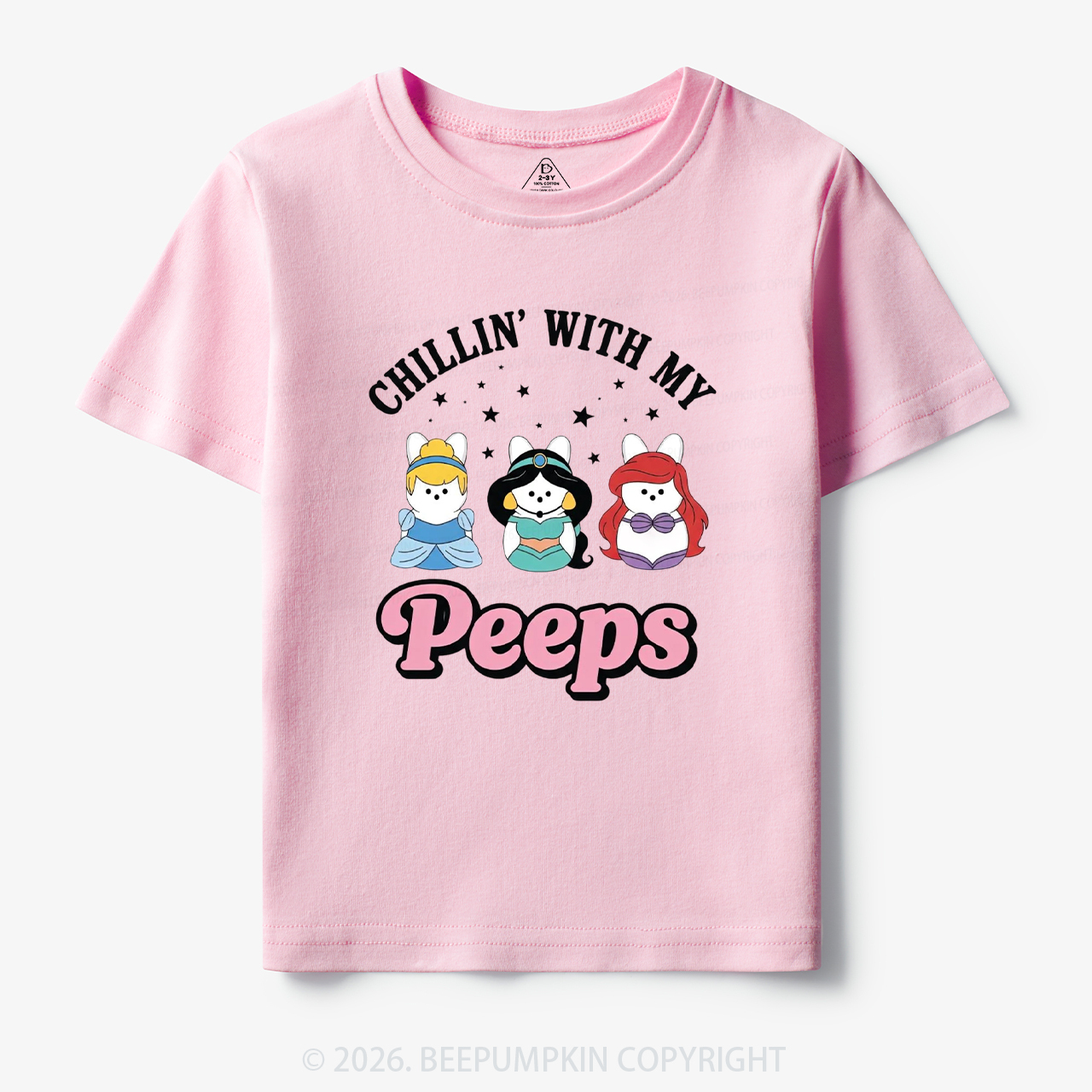 Chillin With My Peeps Bunny Toddler&Kid's Tees