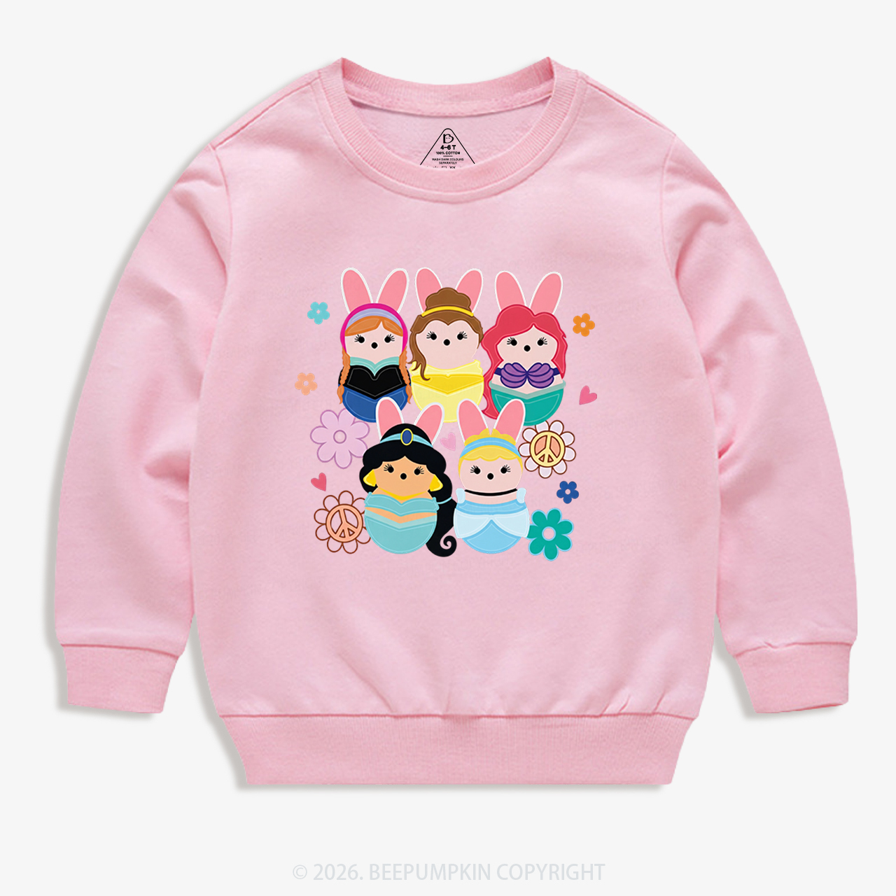 Dreamy Bunny Princess Kid's Sweatshirt
