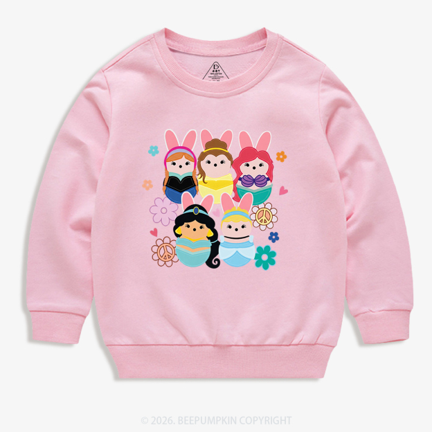 Dreamy Bunny Princess Kid's Sweatshirt