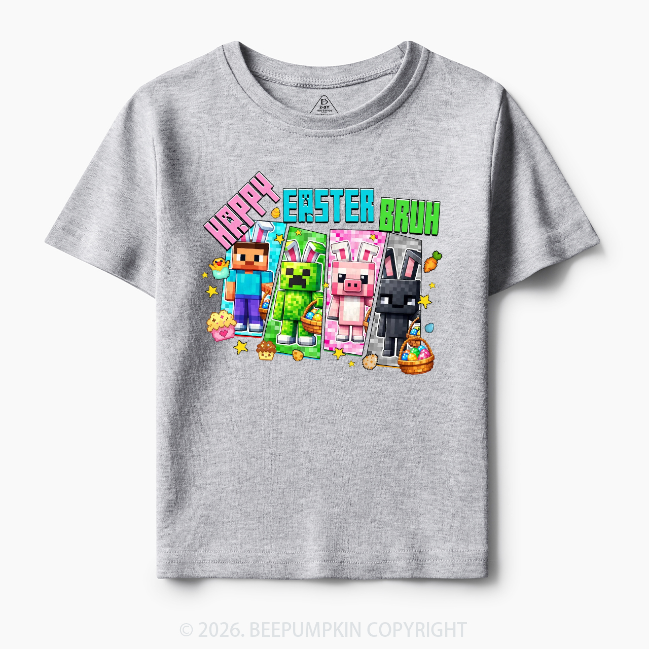 Happy Easter Mining Toddler&Kid's Tees