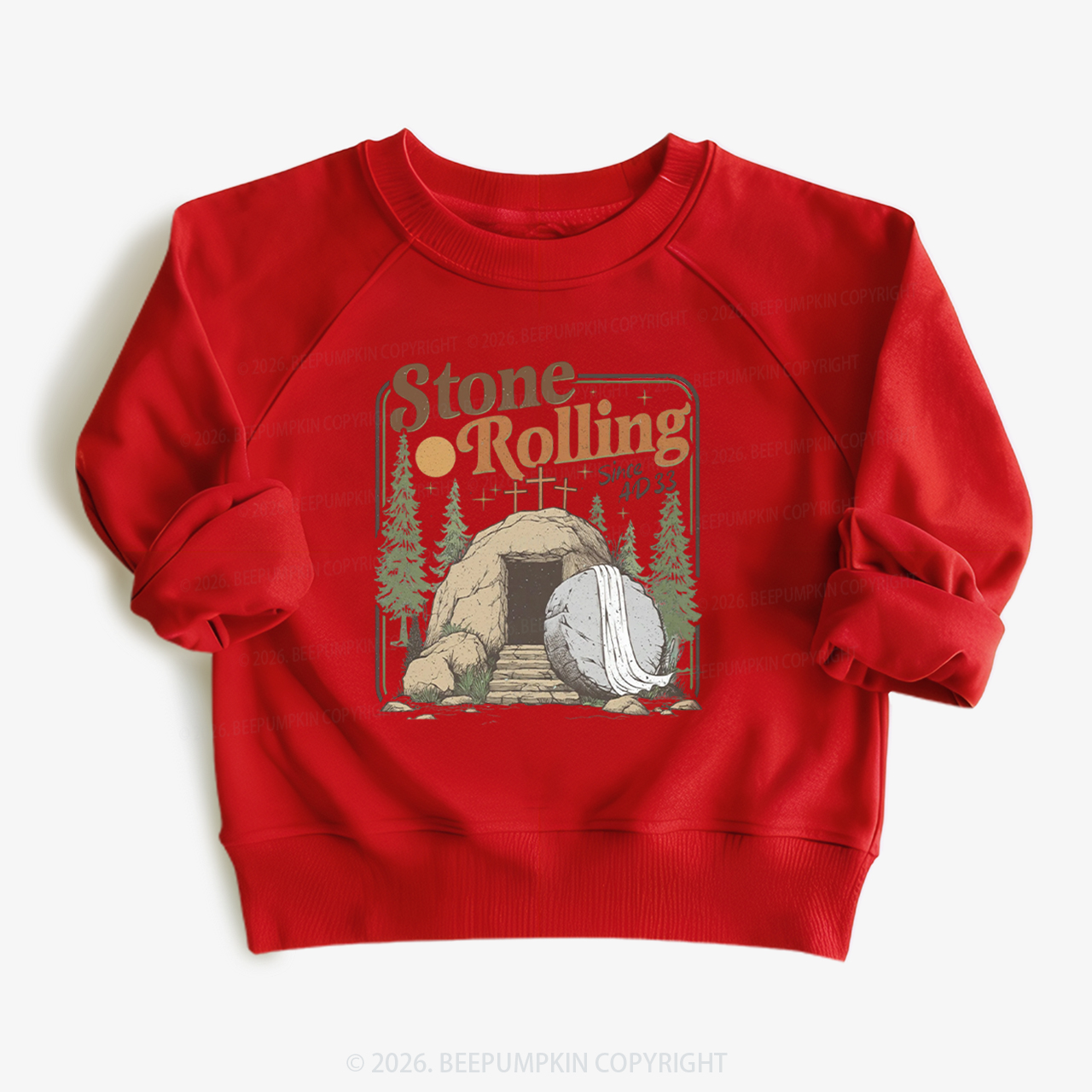 Trendy Music Easter Jesus Christ Kid's Sweatshirt