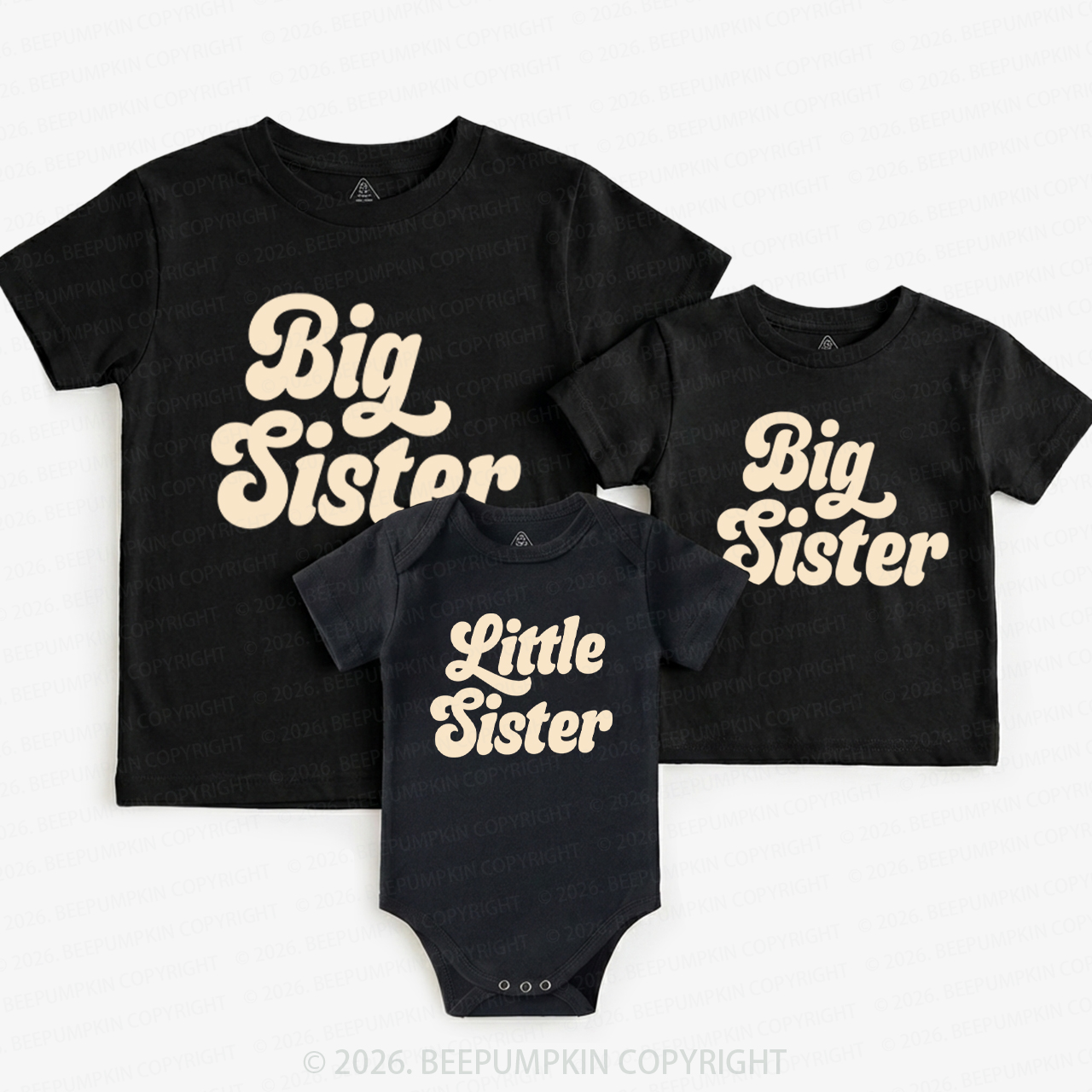 Groovy Sisters Matching Tees For Siblings