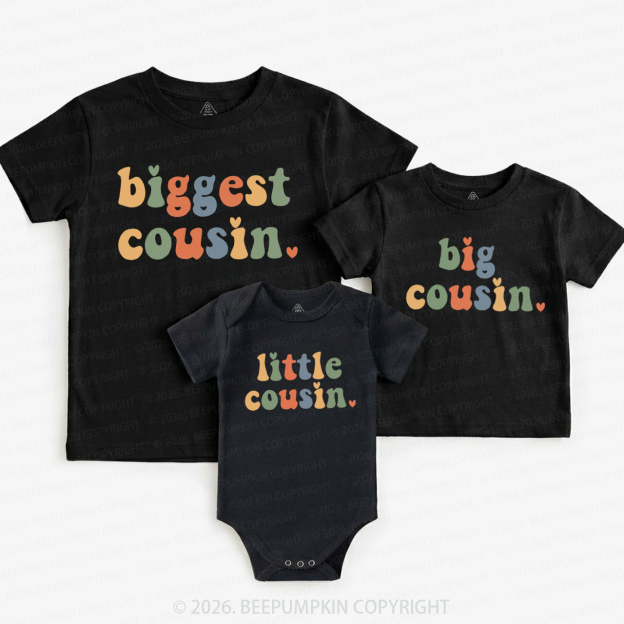 Colorful Cousin Crew Matching Tees For Siblings