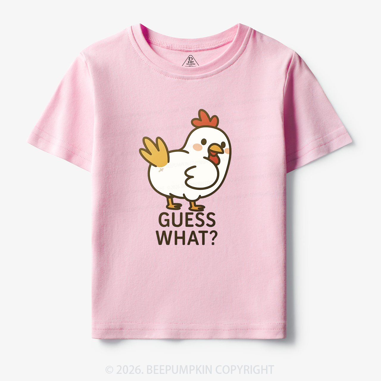 Guess What Chicken Funny Butt Joke Toddler&Kid's Tees 7
