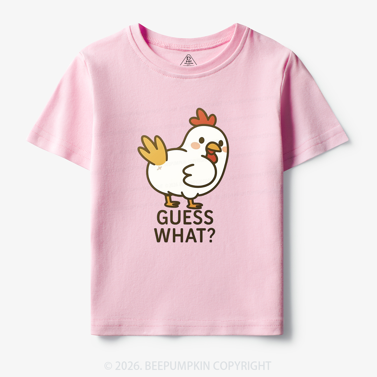 Guess What Chicken Funny Butt Joke Toddler&Kid's Tees 7