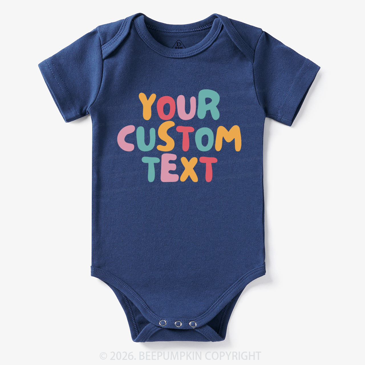 Personalized Retro Your Text Bodysuit