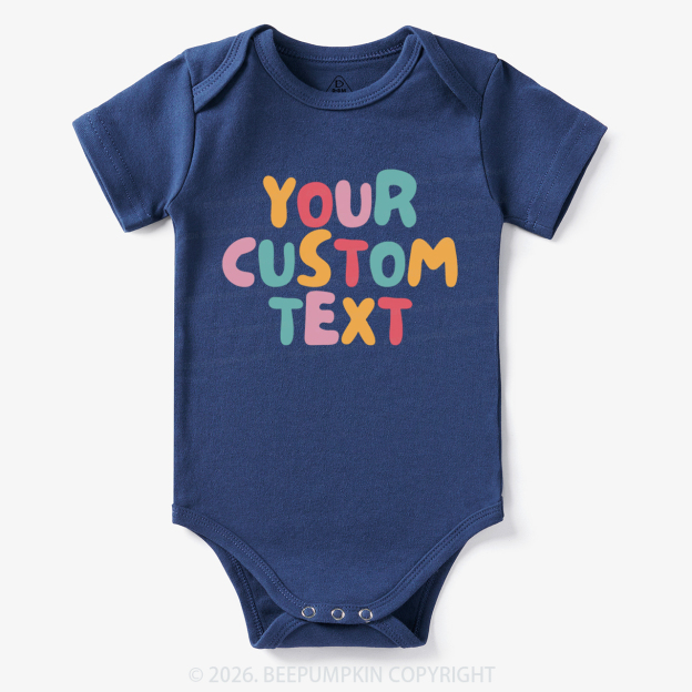 Personalized Retro Your Text Bodysuit