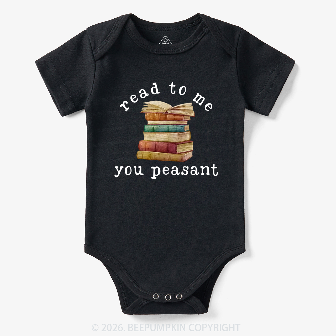 Read To Me You Peasant Book Lover Bodysuit