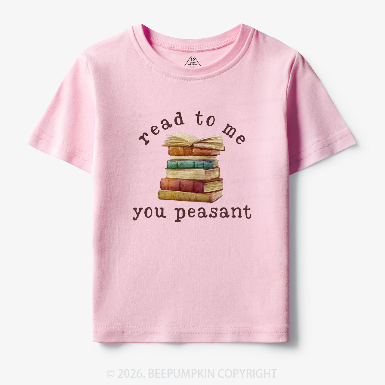 Read To Me You Peasant Book Lover Toddler&Kid's Tees