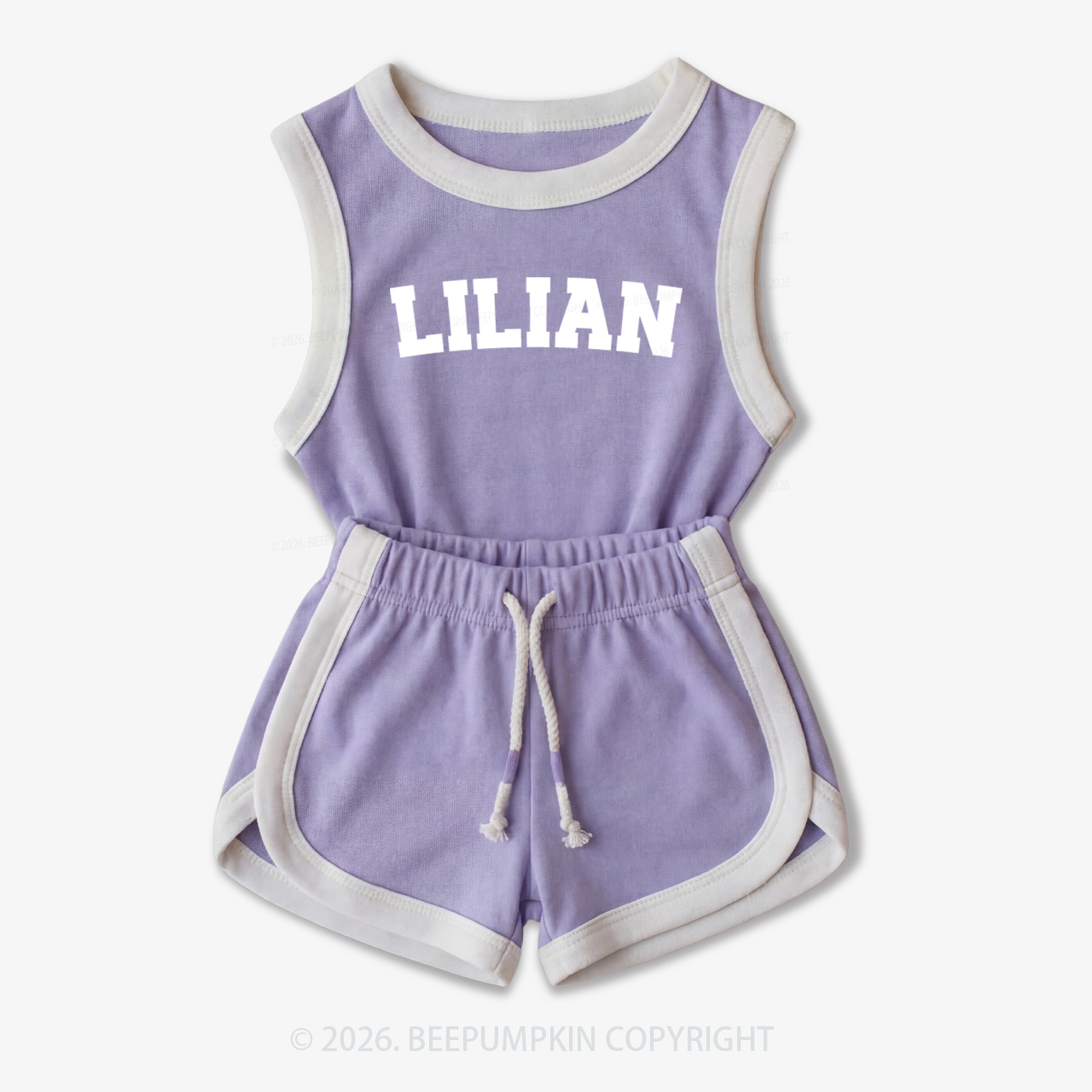 Personalized Name Baby Tank Top and Shorts Sets