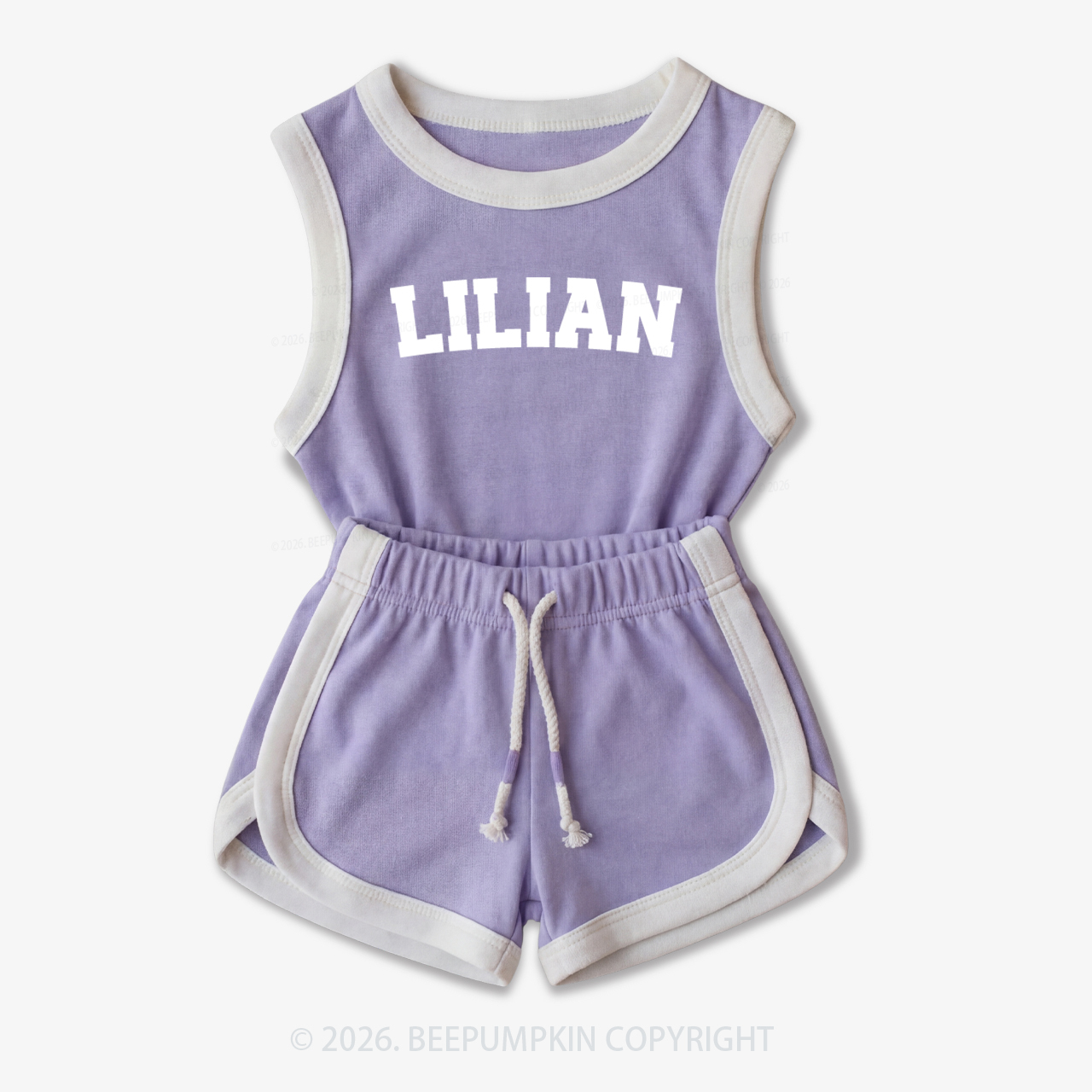 Personalized Name Baby Tank Top and Shorts Sets