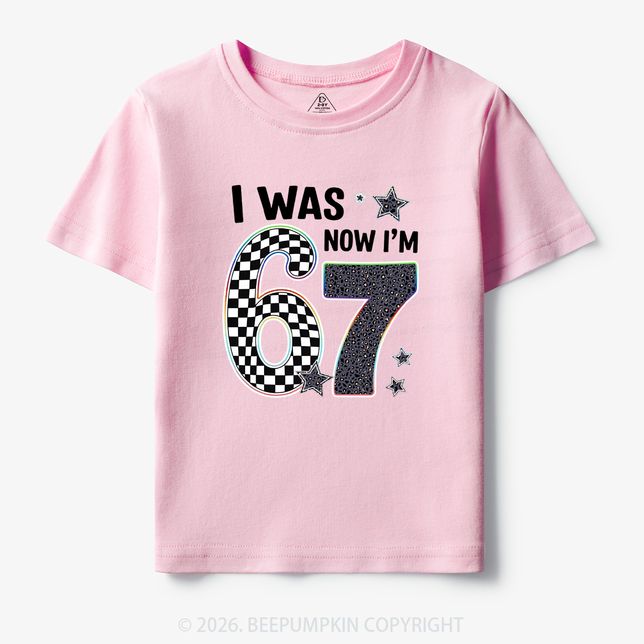 I Was 6 Now I'm 7 Funny Birthday Toddler&Kid's Tees