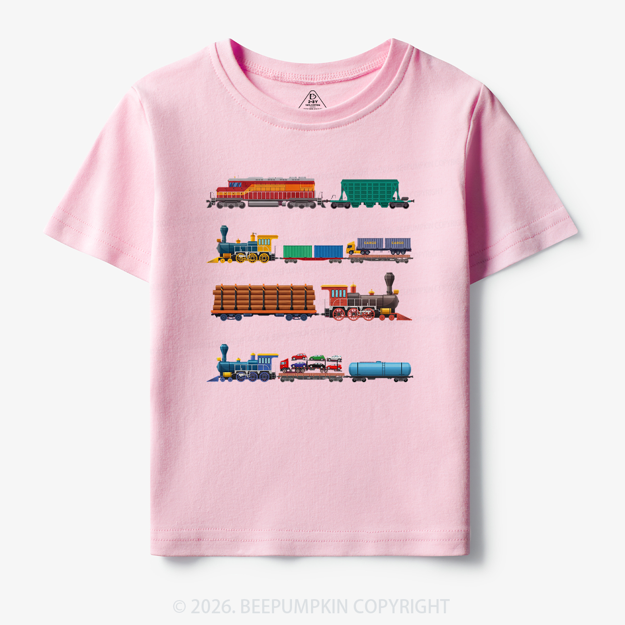 Rainbow Train Toddler&Kid's Tees