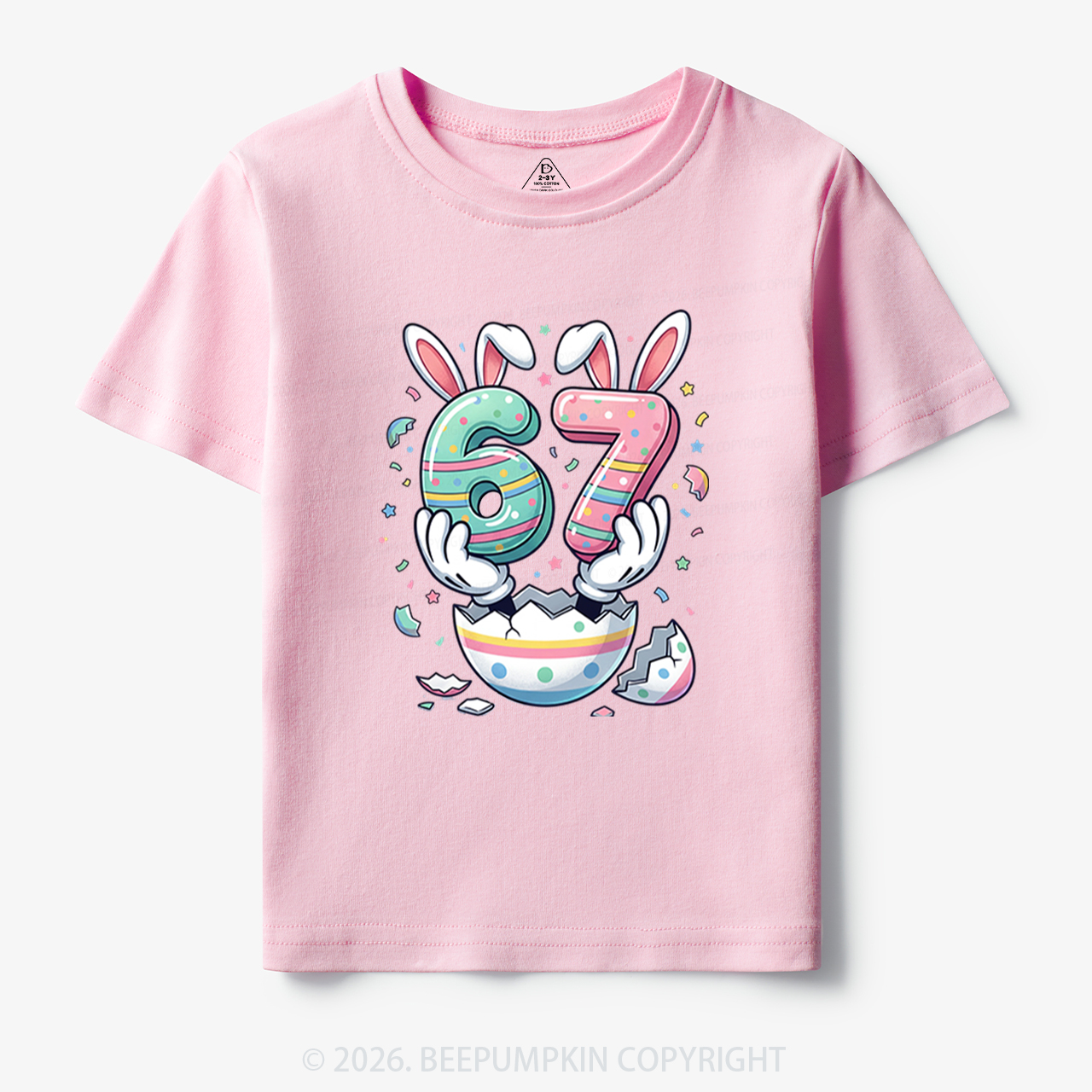67 Easter Bunny Funny Toddler&Kid's Tees