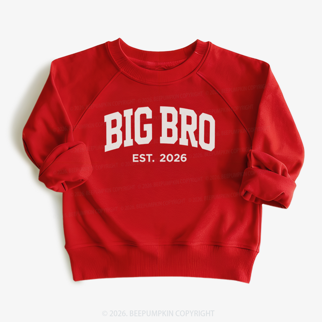 Big Bro Est 2026 Kid's Sweatshirt