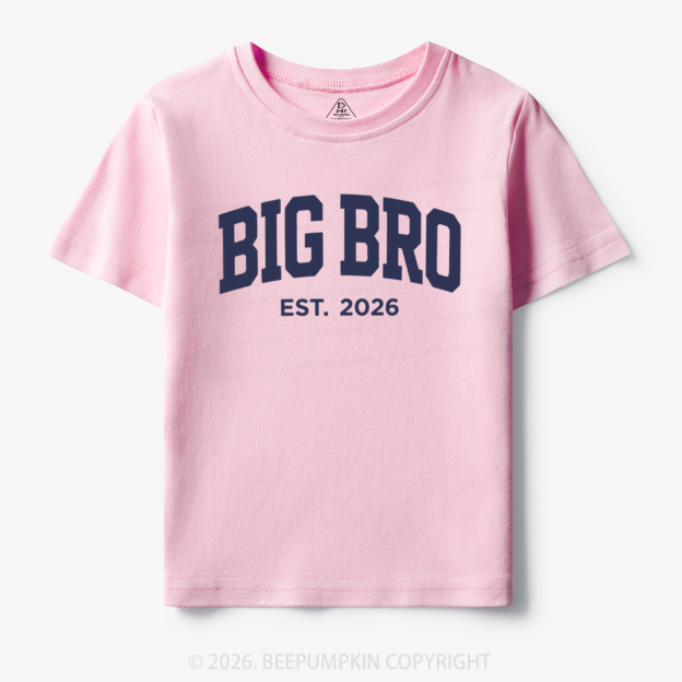 Big Bro Est 2026 Toddler&Kid's Tees