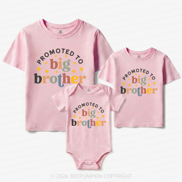 Future Promoted To Big Brother Matching Tees For Siblings