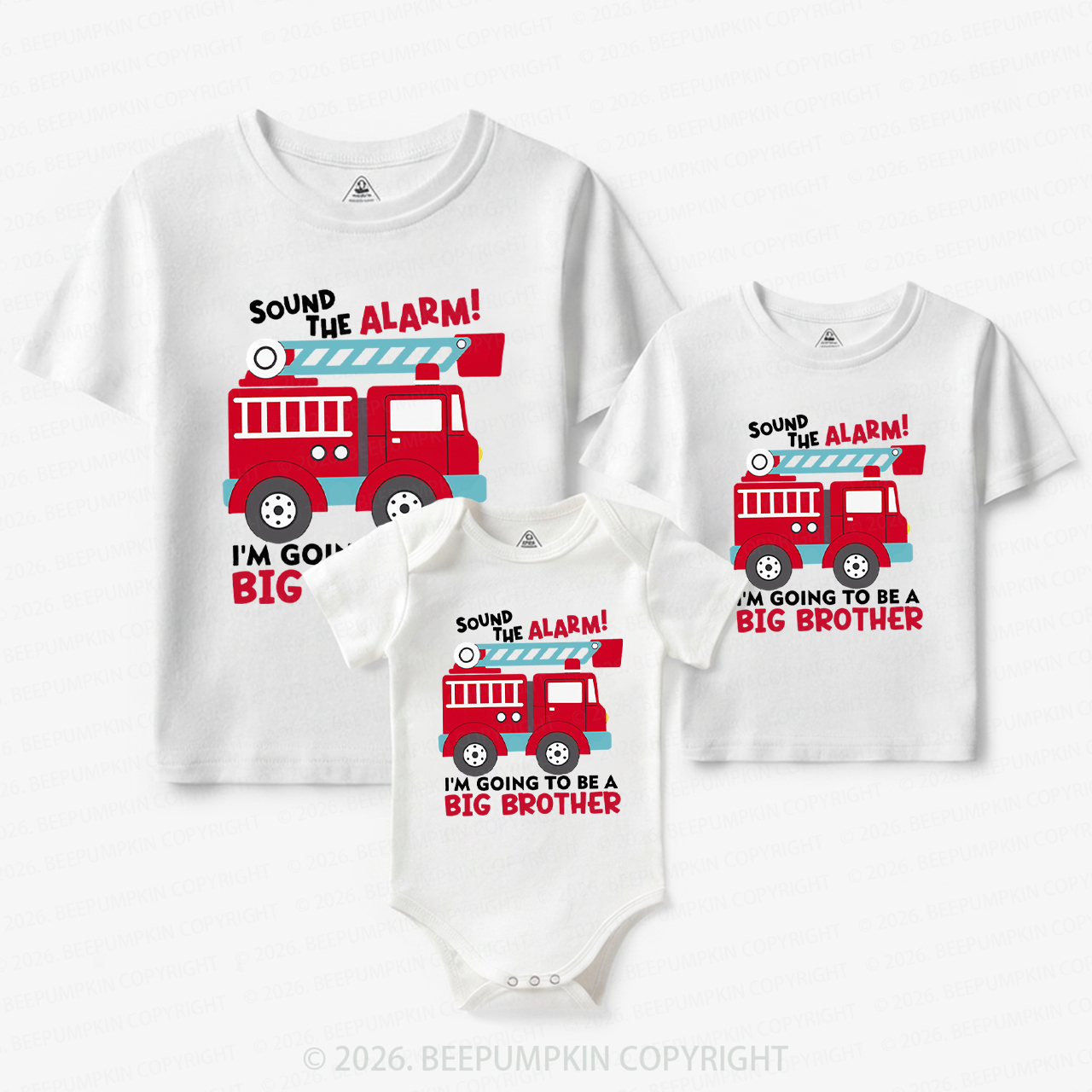 Big Brother Baby Announcement Matching Tees For Siblings