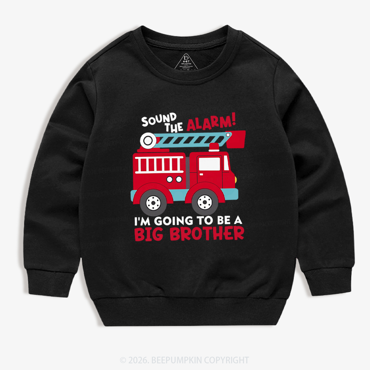 Big Brother Baby Announcement Kid's Sweatshirt