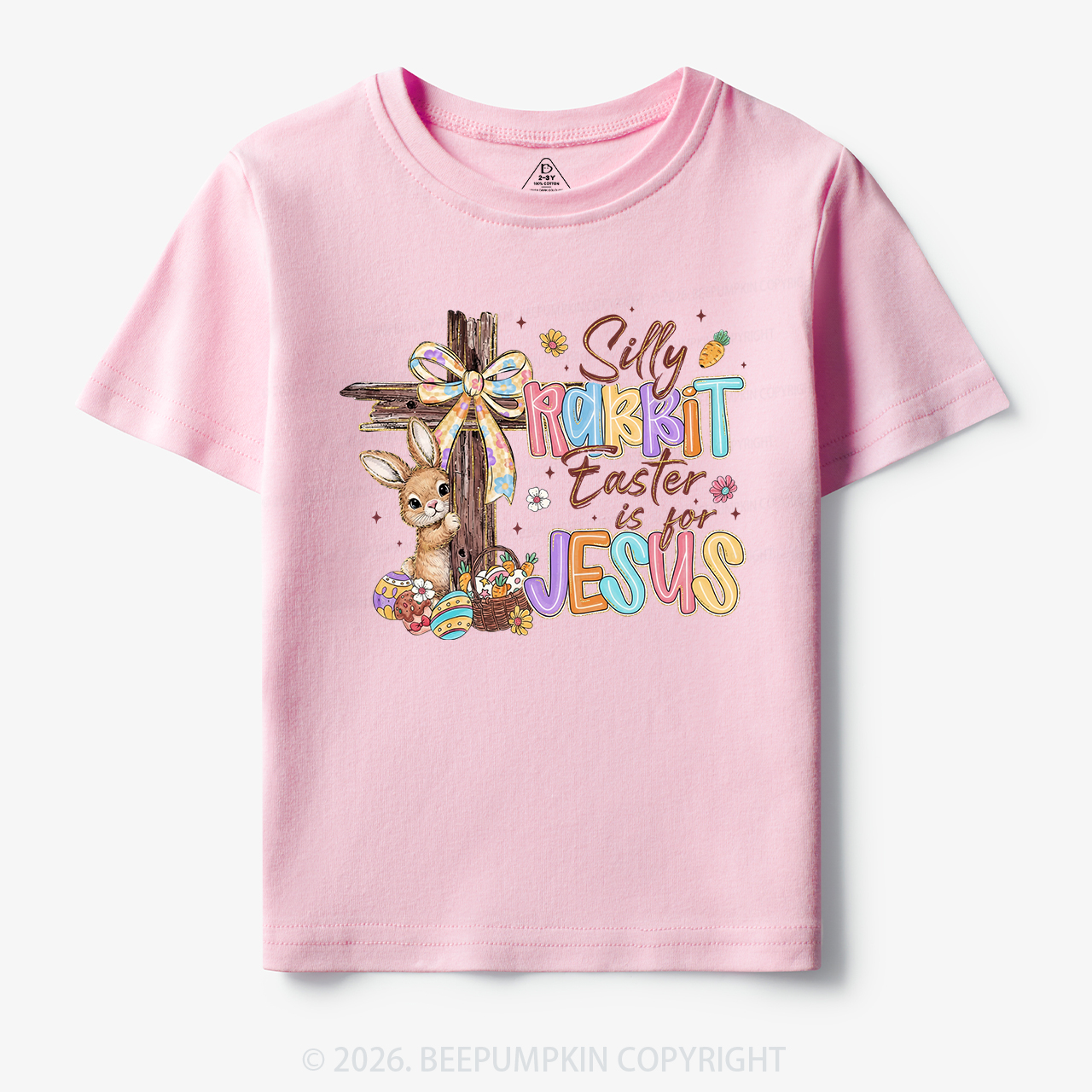 Silly Rabbit Easter Is For Jesus Toddler&Kid's Tees