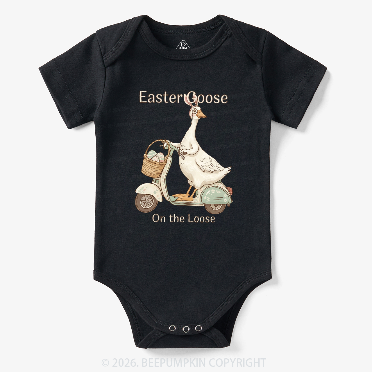 Easter Silly Goose Holiday Meme Bodysuit